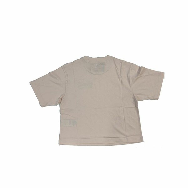 Women’s Short Sleeve T-Shirt Puma Puma Script Beige