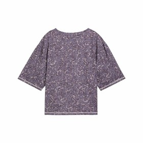 Women’s Short Sleeve T-Shirt Puma Train Favorite Aop Crop Mujer Purple