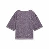 Women’s Short Sleeve T-Shirt Puma Train Favorite Aop Crop Mujer Purple