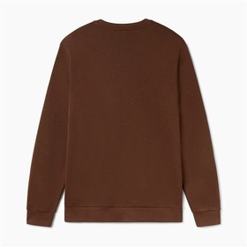 Men’s Sweatshirt without Hood Puma Essentials+ Graphic Crew Fl Hombre Brown