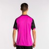 Short-sleeve Sports T-shirt Joma Sport Montreal Black Pink