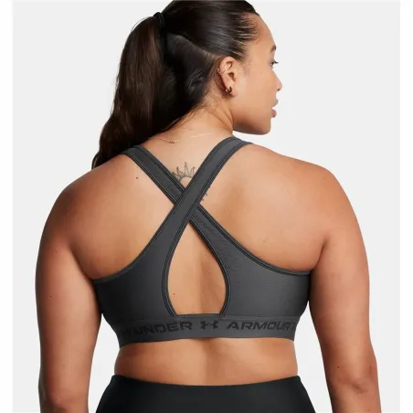 Sportinė liemenėlė Under Armour Fitness Tamsiai pilka