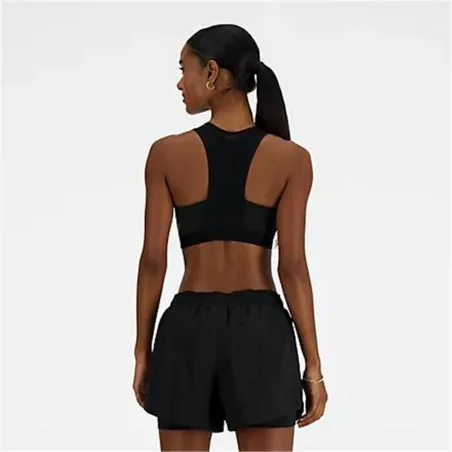 Sporta Krūšturis New Balance Sleek Medium Melns