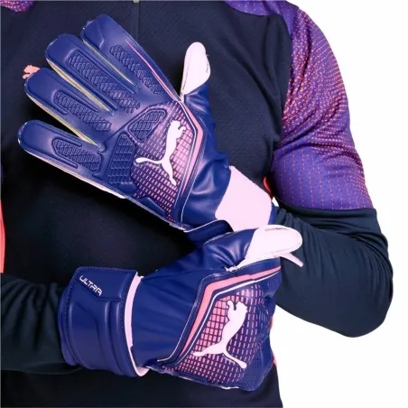 Goalkeeper Gloves Puma Ultra Match Rc Blue Multicolour Adults
