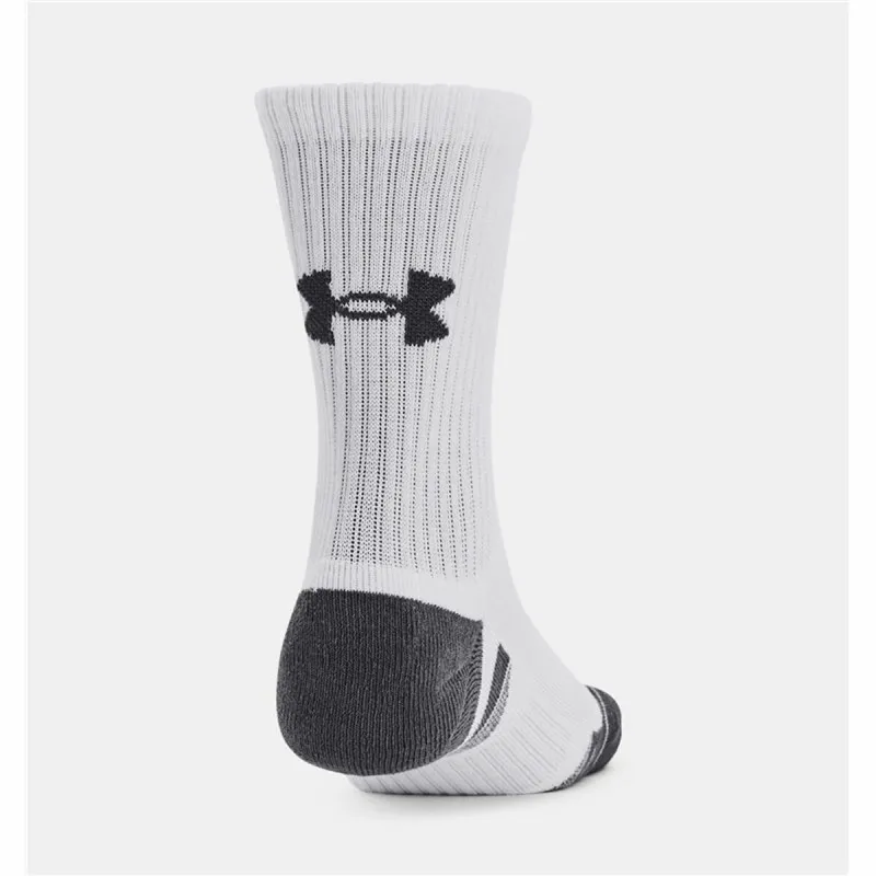 Urheilusukat Under Armour Performance Valkoinen 3 Kappaletta