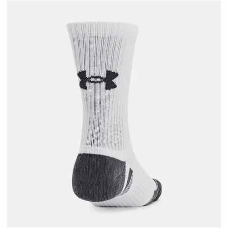 Urheilusukat Under Armour Performance Valkoinen 3 Kappaletta