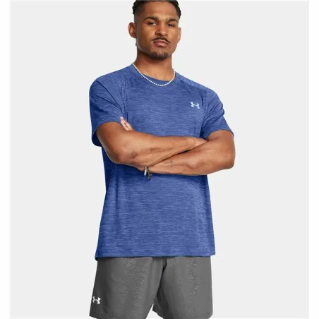 Футболка с коротким рукавом мужская Under Armour Tech Textured Ss Темно-синий