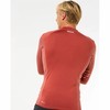 Bathing T-shirt Rip Curl Waves Upf Perf L/S Red Surf