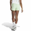 Sportiniai šortai Adidas Essentials Pacer Woven High Žalia Šviesiai žalia