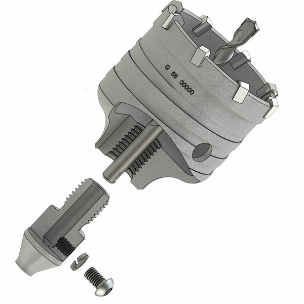 Gręžimo karūnėlė Guillet 60 mm