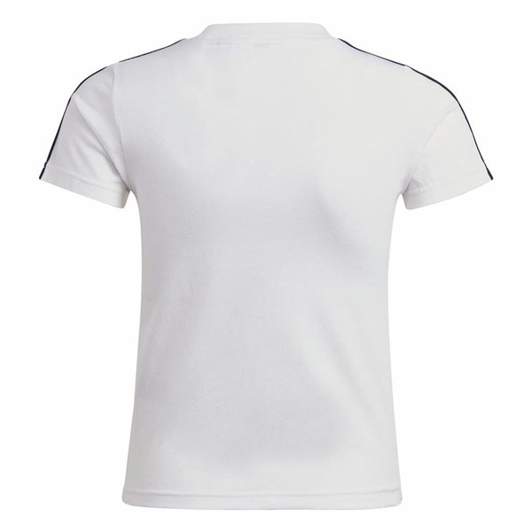 Short Sleeve T-Shirt Adidas Lk 3S Co White
