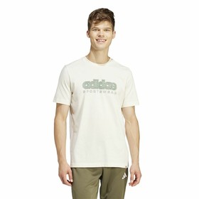 Men’s Short Sleeve T-Shirt Adidas Growth Spw White