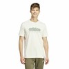 Men’s Short Sleeve T-Shirt Adidas Growth Spw White