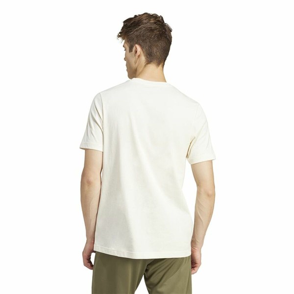 Men’s Short Sleeve T-Shirt Adidas Growth Spw White