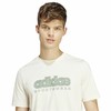 Men’s Short Sleeve T-Shirt Adidas Growth Spw White