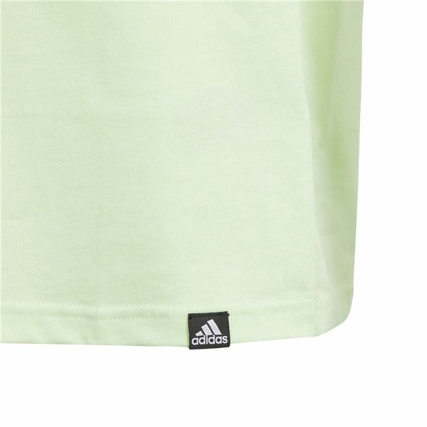 Marškinėliai su trumpomis rankovėmis Adidas Table Illustrated Šviesiai žalia
