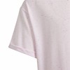 Child's Short Sleeve T-Shirt Adidas G Fi Bl Pink