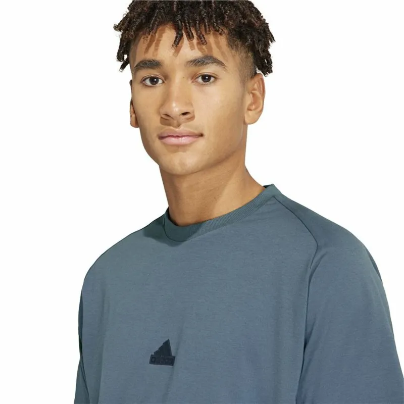 Men’s Short Sleeve T-Shirt Adidas Z.N.E. Blue
