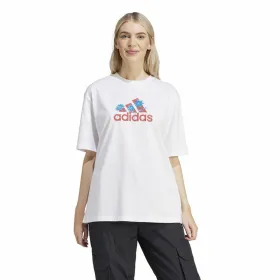 Sieviešu Krekls ar Īsām Piedurknēm Adidas Flower Badge of Sports Gt