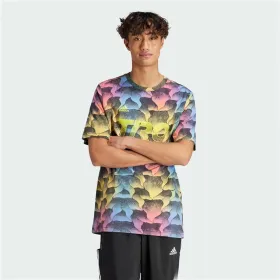 Vīriešu Krekls ar Īsām Piedurknēm Adidas Ss Tiro Sumer Indigo