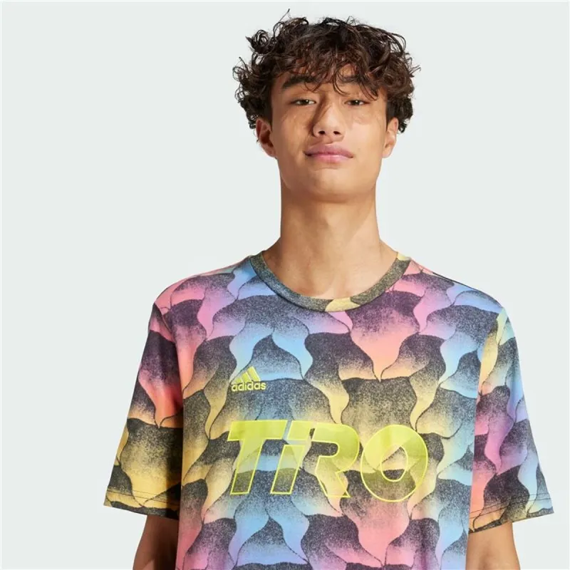 Men’s Short Sleeve T-Shirt Adidas Ss Tiro Sumer Indigo