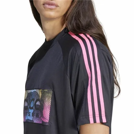 Men’s Short Sleeve T-Shirt Adidas Tiro Aop Black
