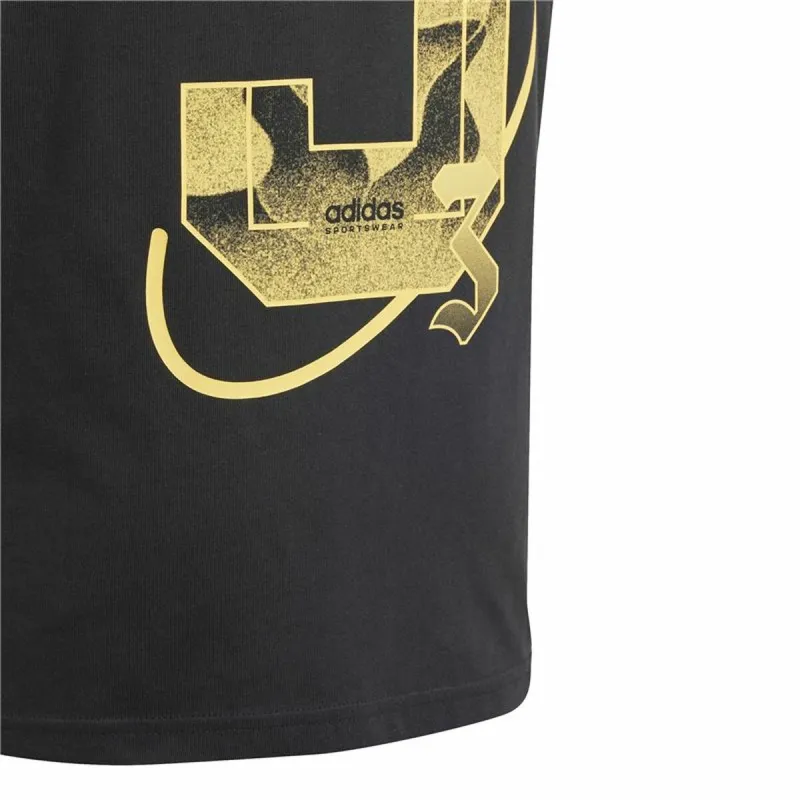 Short Sleeve T-Shirt Adidas Hot G Black