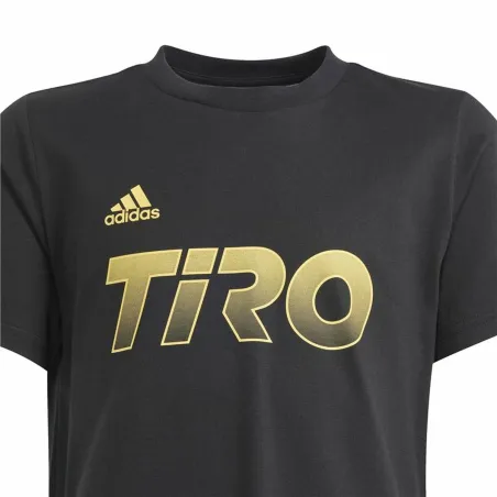 Short Sleeve T-Shirt Adidas Hot G Black