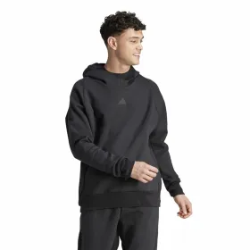 Men’s Sweatshirt without Hood Adidas Z.N.E. Pr Black