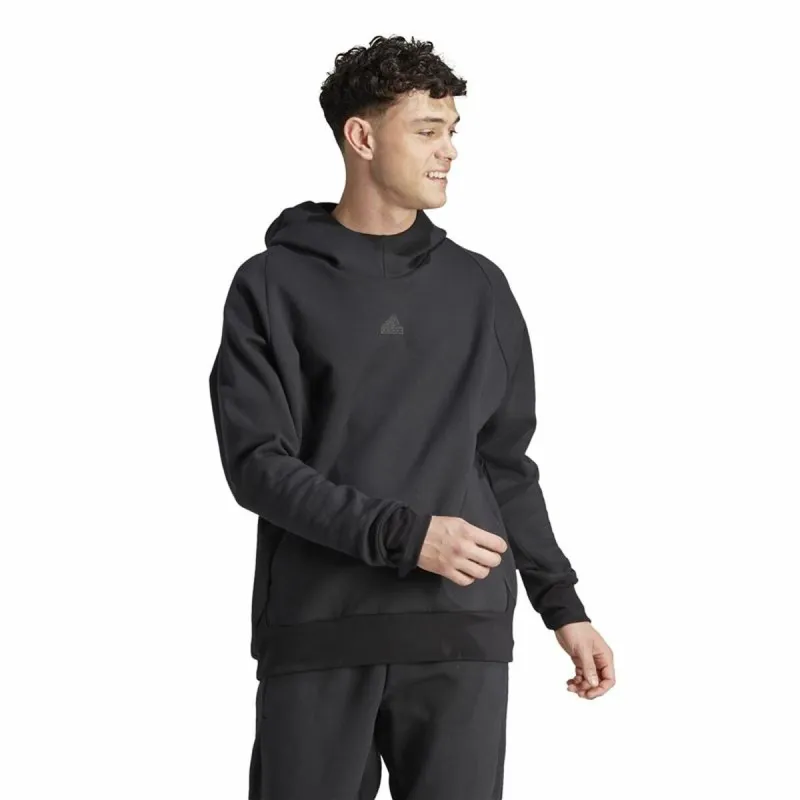 Men’s Sweatshirt without Hood Adidas Z.N.E. Pr Black