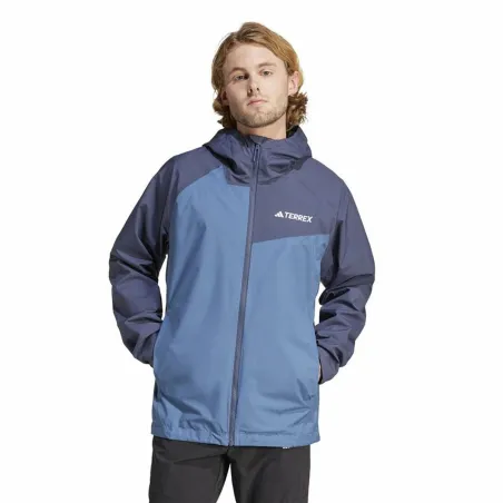 Men's Sports Jacket Adidas Multi 2L Rain Blue