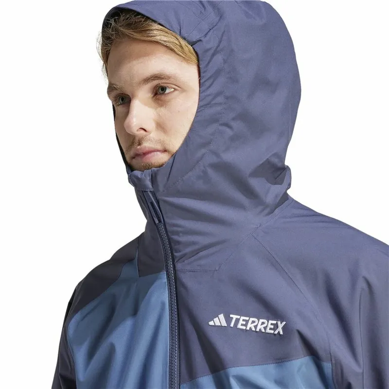 Men's Sports Jacket Adidas Multi 2L Rain Blue