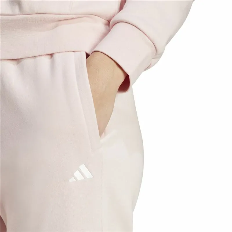 Long Sports Trousers Adidas Essentials Small Logo Feel Cozy Open Pink Lady