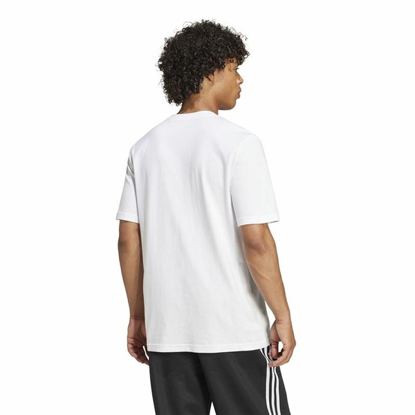 Men’s Short Sleeve T-Shirt Adidas España Campeones de Europa White