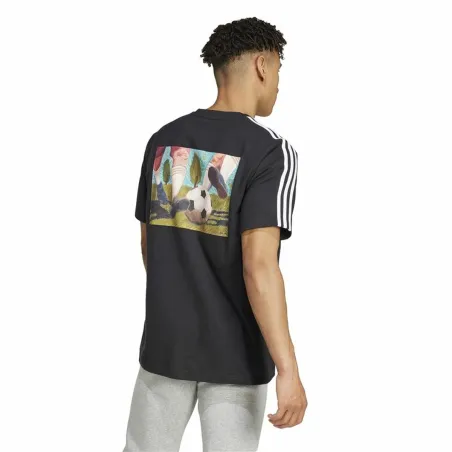 Vyriški marškinėliai su trumpomis rankovėmis Adidas Gallery Graphic Juoda
