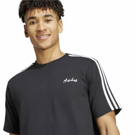 Vyriški marškinėliai su trumpomis rankovėmis Adidas Gallery Graphic Juoda