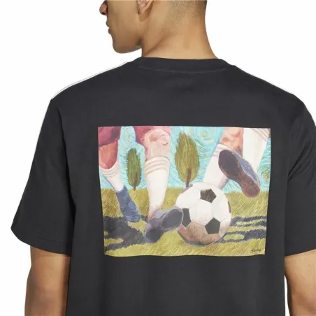 Vyriški marškinėliai su trumpomis rankovėmis Adidas Gallery Graphic Juoda