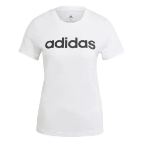 Sieviešu Krekls ar Īsām Piedurknēm Adidas Balts
