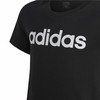 Krekls ar Īsām Piedurknēm Bērniem Adidas Essentils Logo Linear Melns
