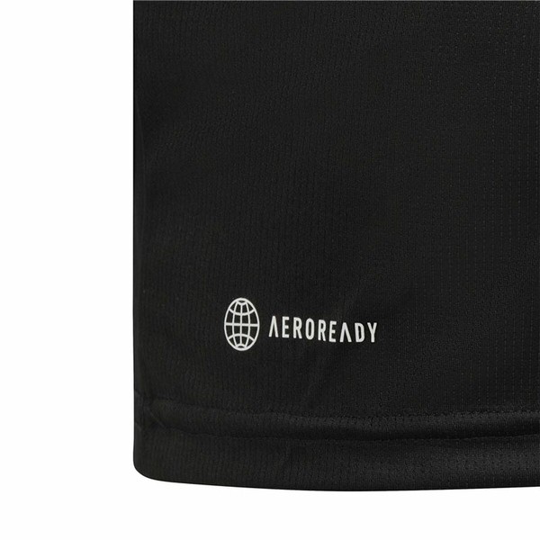 Children’s Short Sleeve T-Shirt Adidas Essentials 3S Black
