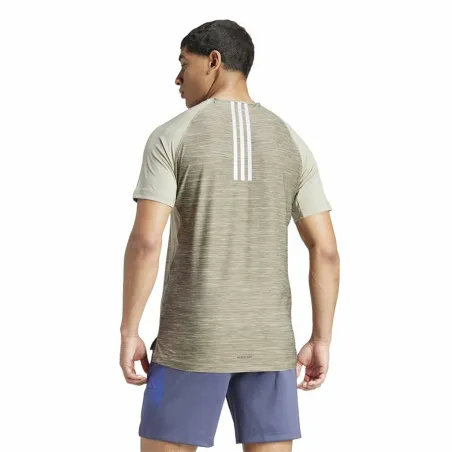 Vyriški marškinėliai su trumpomis rankovėmis Adidas Gym+ 3 Bandas Ruda