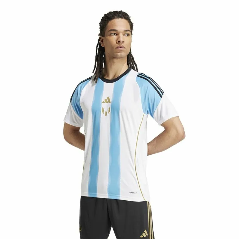 Futbolo marškinėliai Adidas Messi Training Jersey Balta Mėlyna