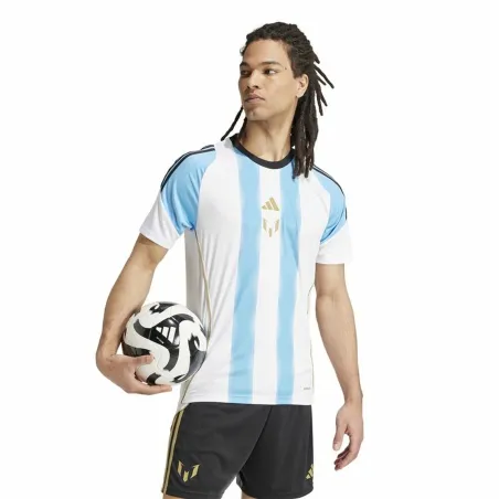 Futbolo marškinėliai Adidas Messi Training Jersey Balta Mėlyna
