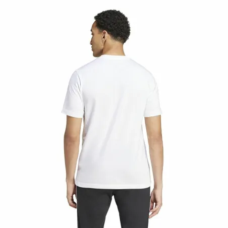Men’s Short Sleeve T-Shirt Adidas Codes Bos Graphic White
