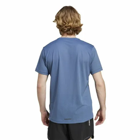 Men’s Short Sleeve T-Shirt Adidas Terrex Agravic Blue