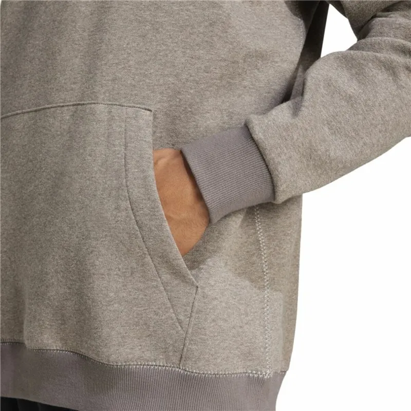 Vyriškas džemperis su gobtuvu Adidas Seasonal Essentials Melange Hoodie Ruda Rusvai gelsva