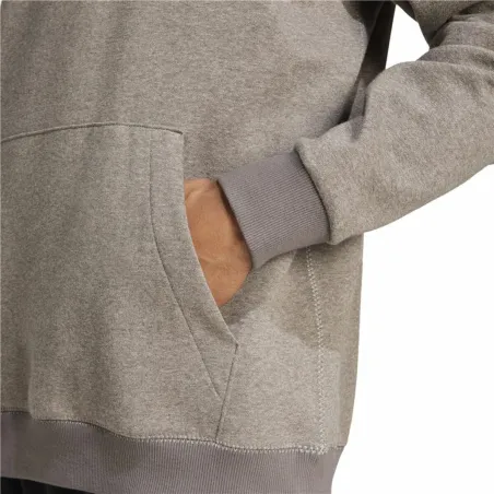 Vyriškas džemperis su gobtuvu Adidas Seasonal Essentials Melange Hoodie Ruda Rusvai gelsva