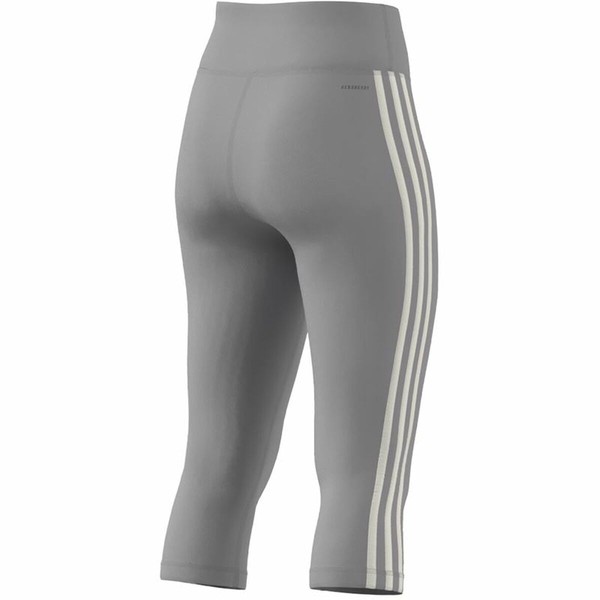 Moteriškos sportinės tamprės Adidas Train Essentials 3S 3/4 Pilka