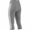 Moteriškos sportinės tamprės Adidas Train Essentials 3S 3/4 Pilka