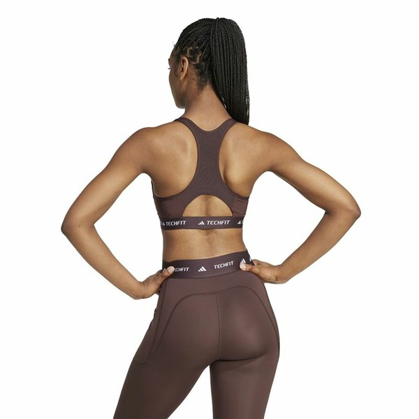 Urheiluliivit Adidas Techfit Medium Ruskea